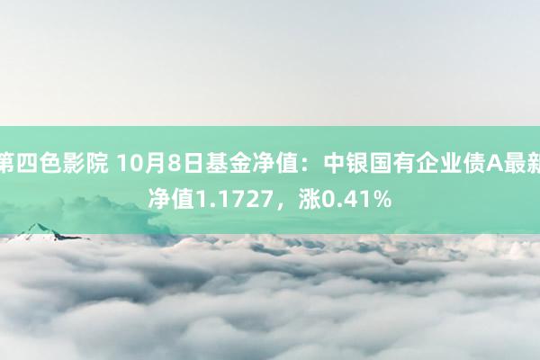 第四色影院 10月8日基金净值：中银国有企业债A最新净值1.1727，涨0.41%