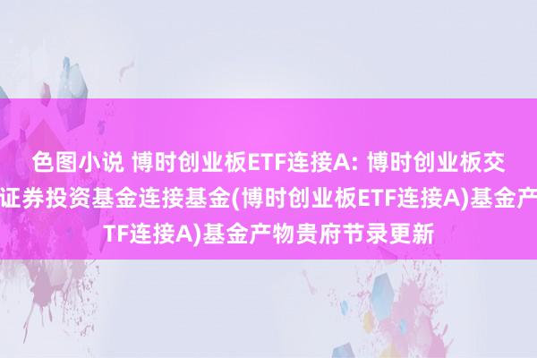 色图小说 博时创业板ETF连接A: 博时创业板交游型盛开式指数证券投资基金连接基金(博时创业板ETF连接A)基金产物贵府节录更新