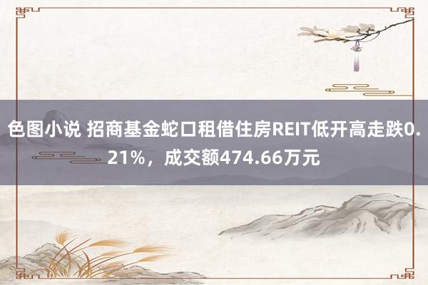 色图小说 招商基金蛇口租借住房REIT低开高走跌0.21%，成交额474.66万元