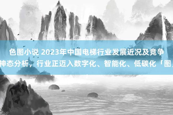 色图小说 2023年中国电梯行业发展近况及竞争神态分析，行业正迈入数字化、智能化、低碳化「图」