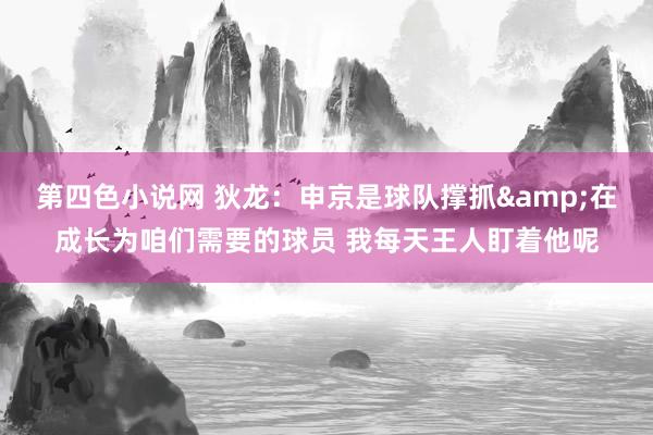 第四色小说网 狄龙：申京是球队撑抓&在成长为咱们需要的球员 我每天王人盯着他呢