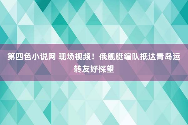 第四色小说网 现场视频！俄舰艇编队抵达青岛运转友好探望