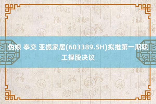 伪娘 拳交 亚振家居(603389.SH)拟推第一期职工捏股决议