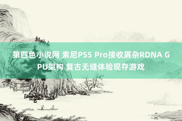 第四色小说网 索尼PS5 Pro接收羼杂RDNA GPU架构 复古无缝体验现存游戏